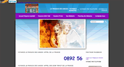 Desktop Screenshot of leparadisdesanges-voyance.com